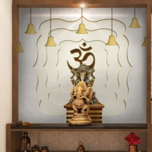 Ganesha & Om Divine Illumination Wall Mural