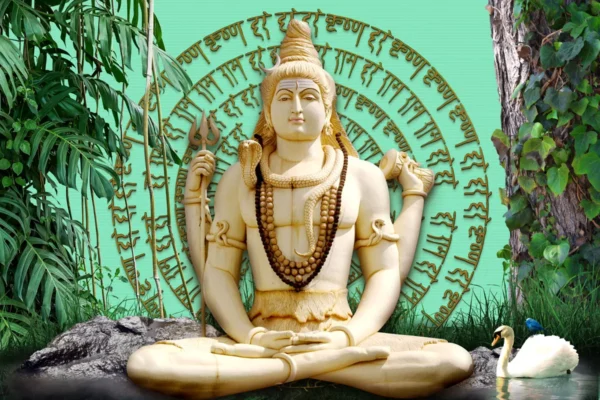Meditative Shiva Wallpaper for Spiritual Decor