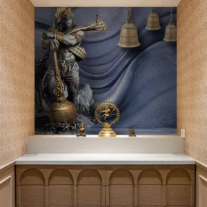 Powerful Hanuman Ji Wall Mural Art – Divine Strength