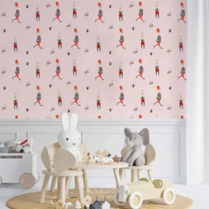 Whimsical Walkers Kids Wall Mural – Stroll in Style