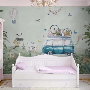 The Great Jungle Getaway – Safari Adventure Kids Wallpaper