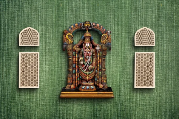 Tirupati Balaji Mural – Divine Wall Decor