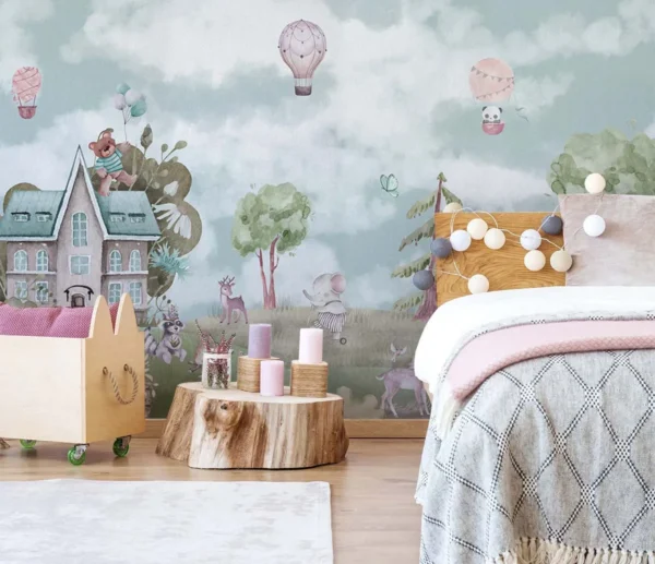 Whimsical Woodland Escape – Adventure Wall Mural
