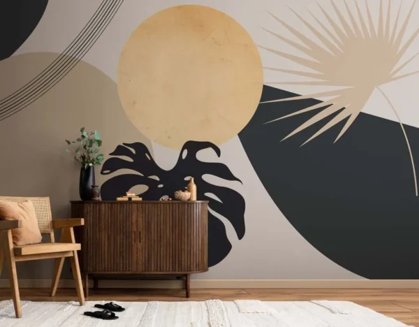 Abstract Tropicana Wall Mural