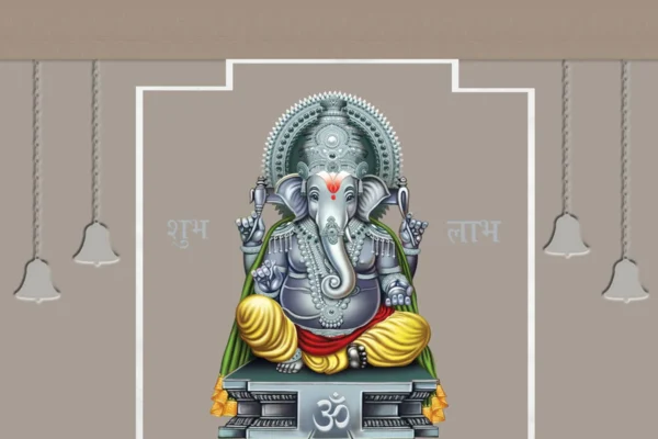 Blessings of Lord Ganesha Wall Mural for Home