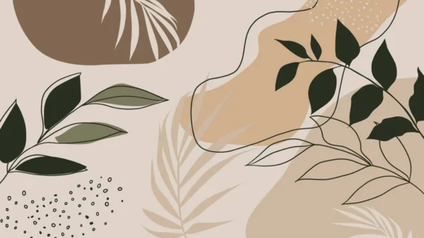 Botanic Bliss Abstract Wall Art