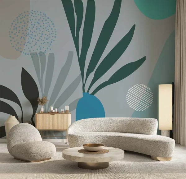 Botanical Bliss Abstract Wall Art