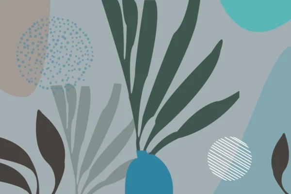 Botanical Bliss Abstract Wall Art