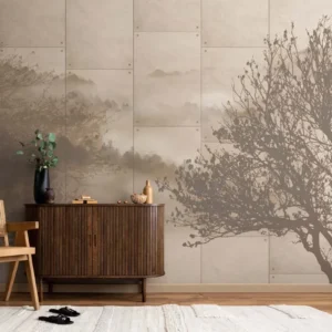 Foggy Forest Wall Mural