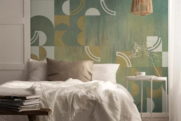 Modern Geometric Art Deco Wall Mural