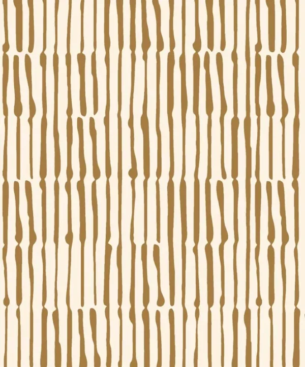 Organic Linear Earth-Tone Wall Mural