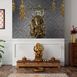 Sacred Ganesha & Om Bells Wall Mural – Lord of Walls