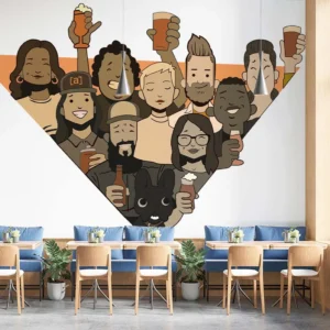 Cheers Together Diverse Wall Art