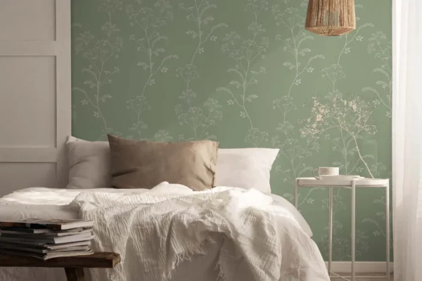 Sage Meadow Botanical Wallpaper