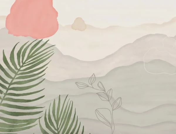 Serene Tropics Wall Mural