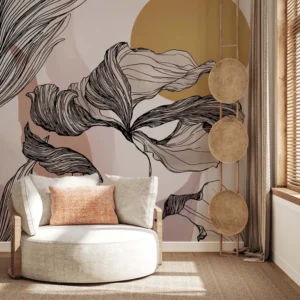 Sunlit Petals Mural