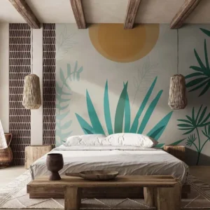 Tropical Sunscape Wall Mural
