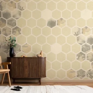Vintage Honeycomb Wall Mural