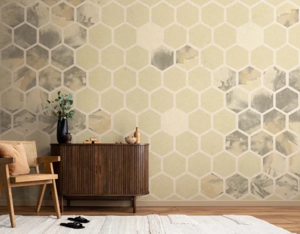 Vintage Honeycomb Wall Mural