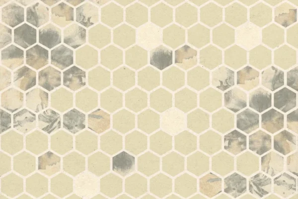 Vintage Honeycomb Wall Mural