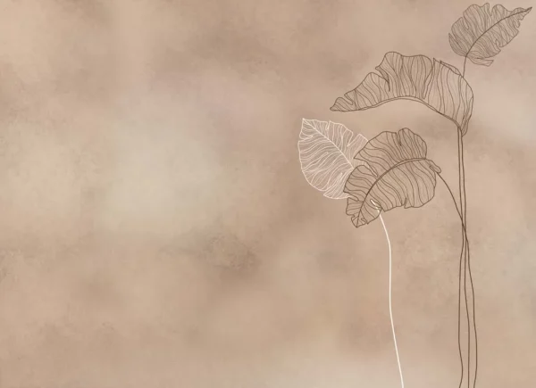 Whispering Leaves Minimalist Wall Art